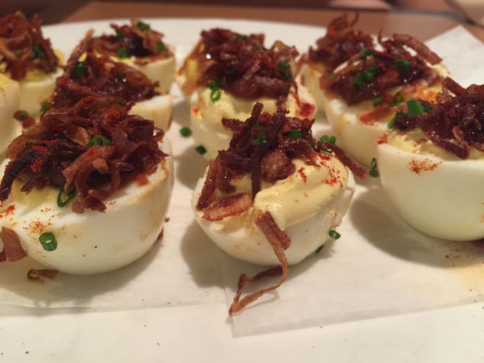 deviled eggs